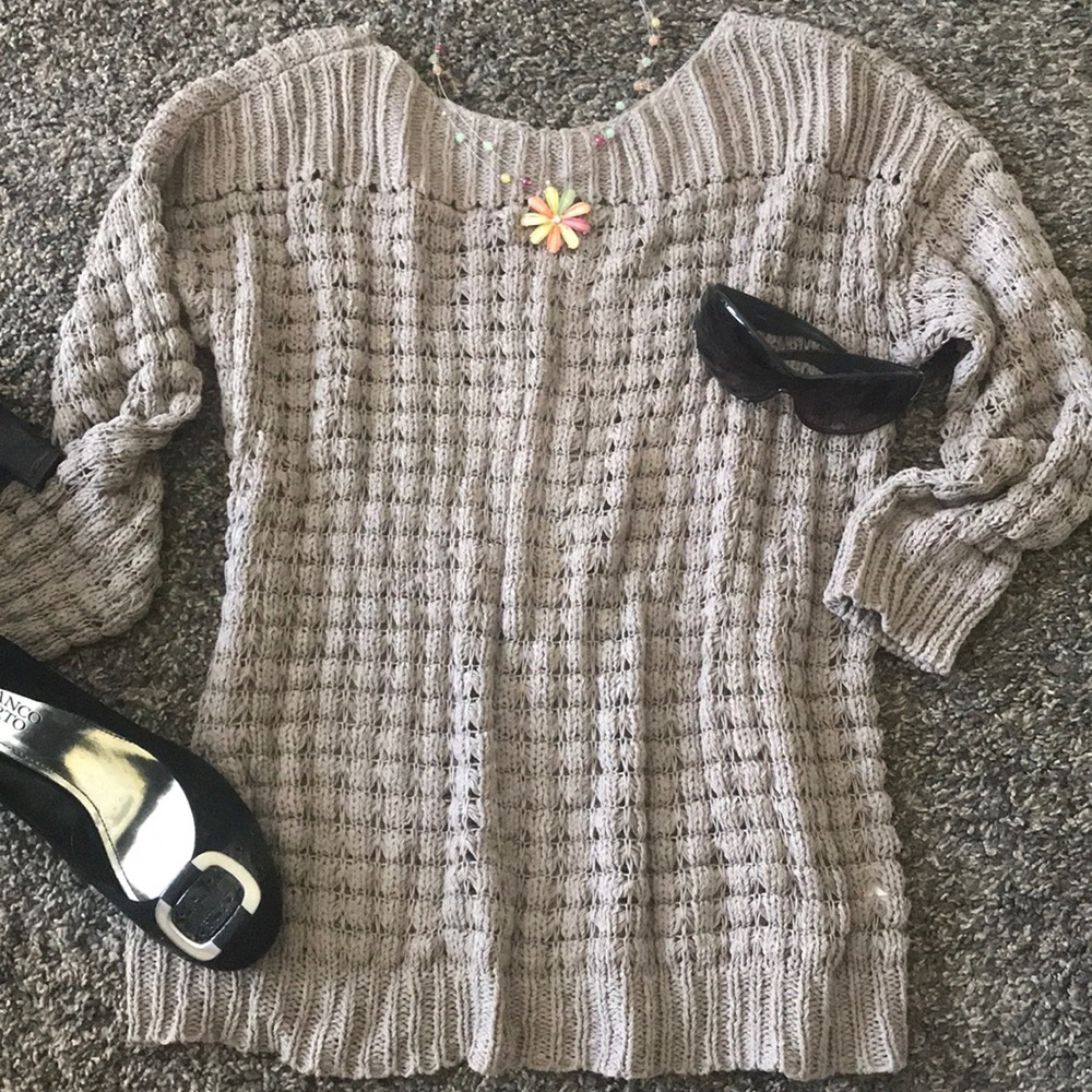 APT 9 Pewter Sweater M